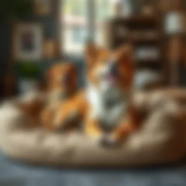 Durable Design for Comfort Durable dog bed for large breeds