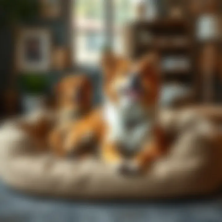 Durable Design for Comfort Durable dog bed for large breeds