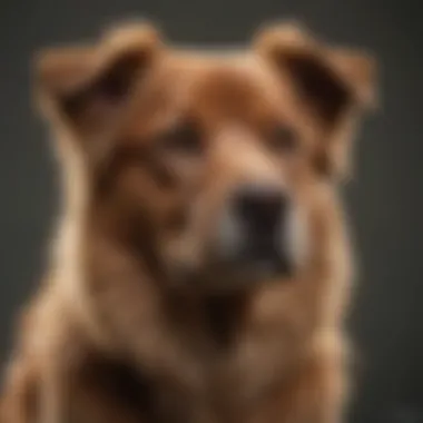A well-groomed dog showcasing its pedigree