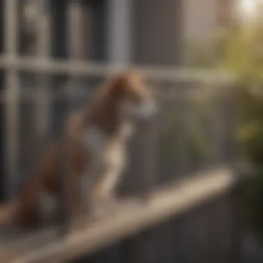 Different types of balcony guards for pet safety