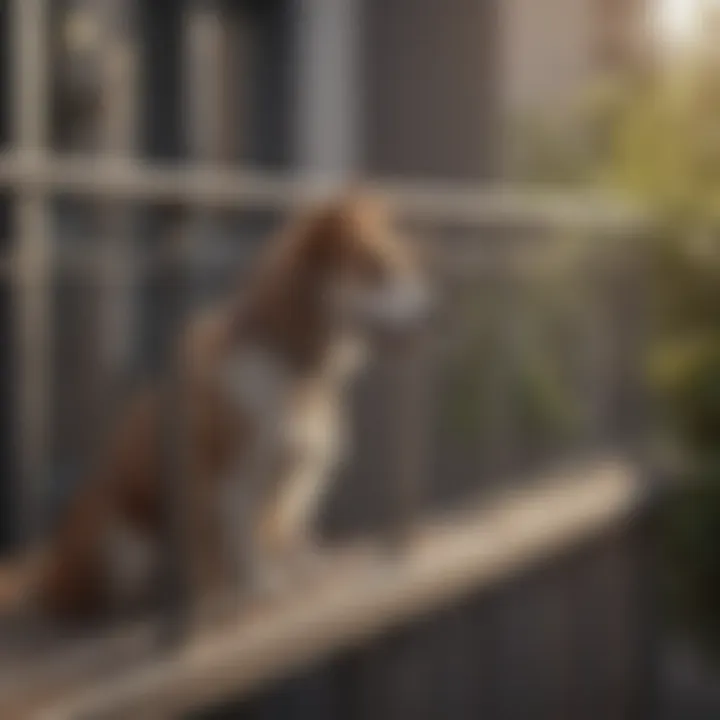 Different types of balcony guards for pet safety