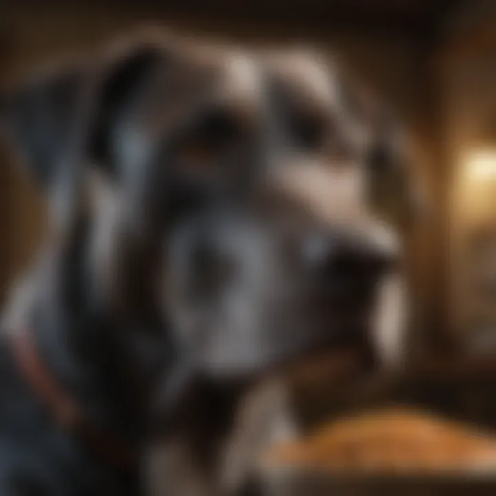 A variety of dog food brands suitable for Great Danes