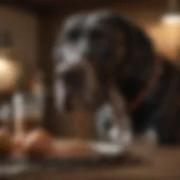 Nutritional chart for Great Dane diets