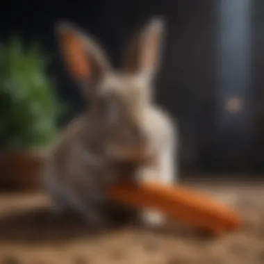 Edible Chew Sticks for Rabbits Edible chew sticks made from fresh vegetable material
