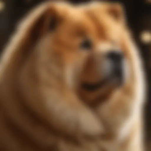 Chow Chow breed showcasing its unique features