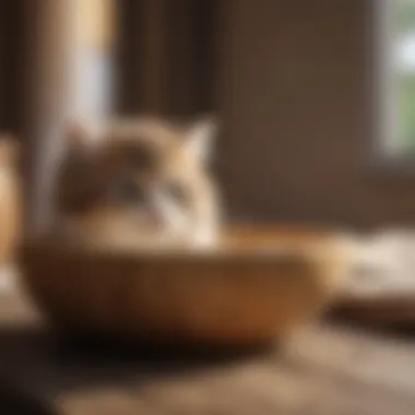 Comfortable and Stylish Bamboo Feeding Bowl Bamboo feeding bowl designed for comfort and style