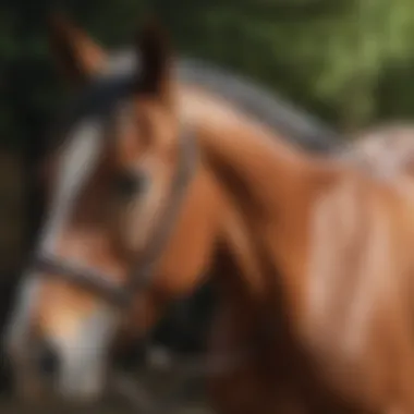 A well-groomed horse showcasing comfort and hygiene