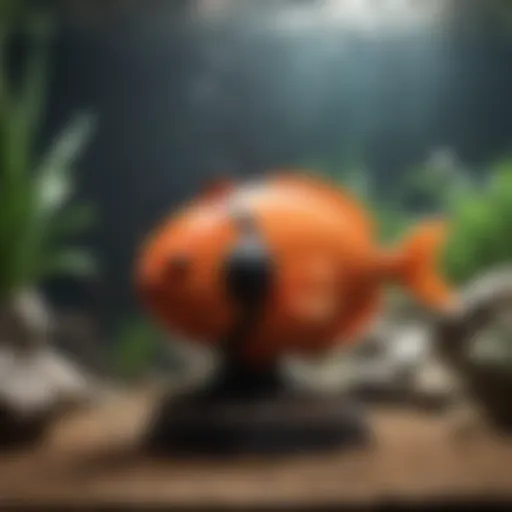 High-efficiency aquarium return pump in a modern setup