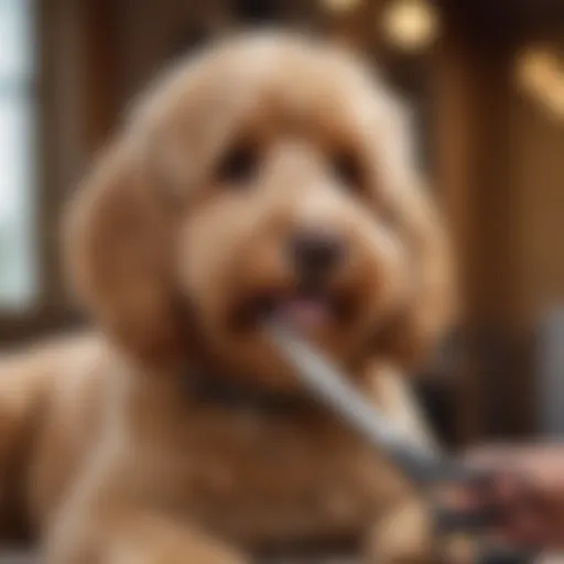 Professional grooming shears specifically designed for Goldendoodles
