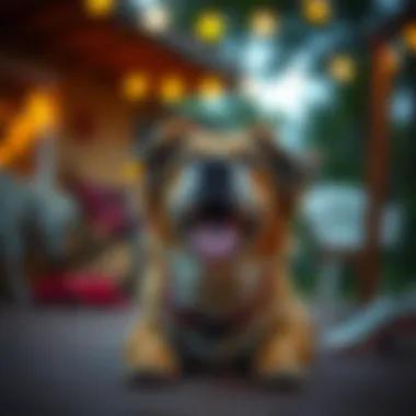 Dog enjoying a pest-free environment after treatment