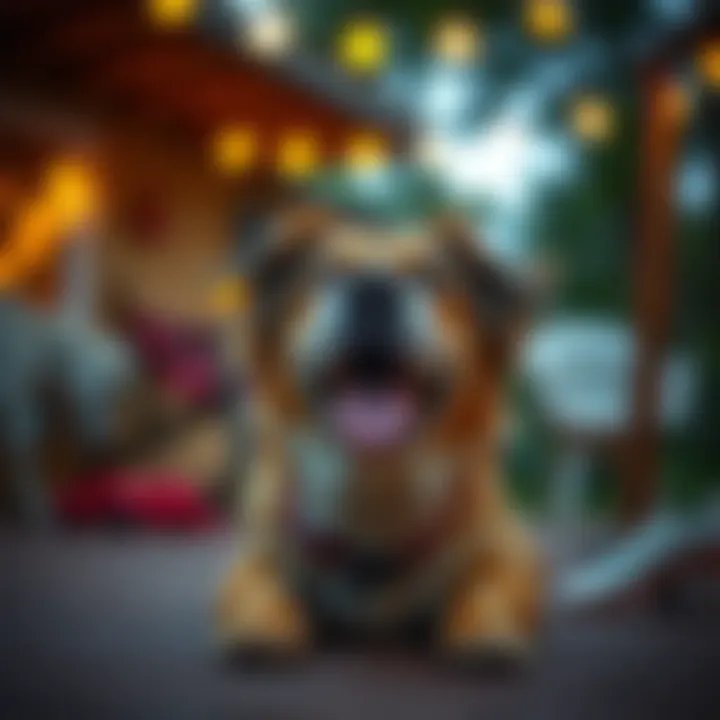 Dog enjoying a pest-free environment after treatment