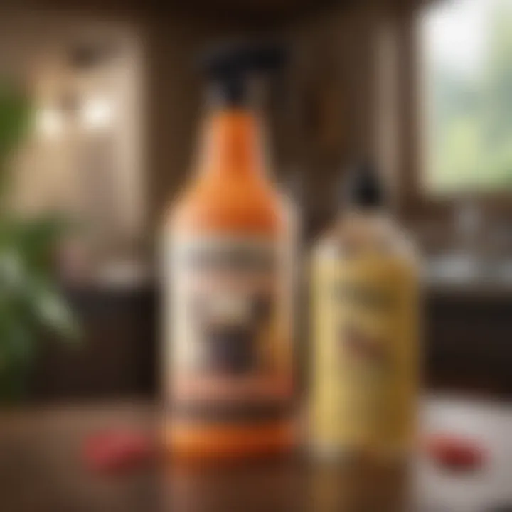 Ingredients of Bubba's Pet Odor Eliminator displayed attractively
