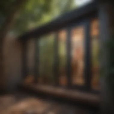 A finished custom cat enclosure alongside a home