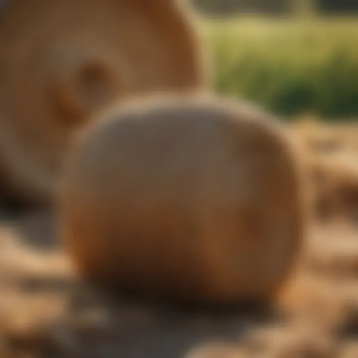 A cost breakdown chart for purchasing hay bales featuring various suppliers