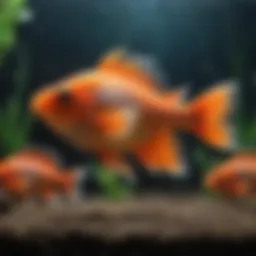 A vibrant display of various live aquarium fish in a well-maintained tank