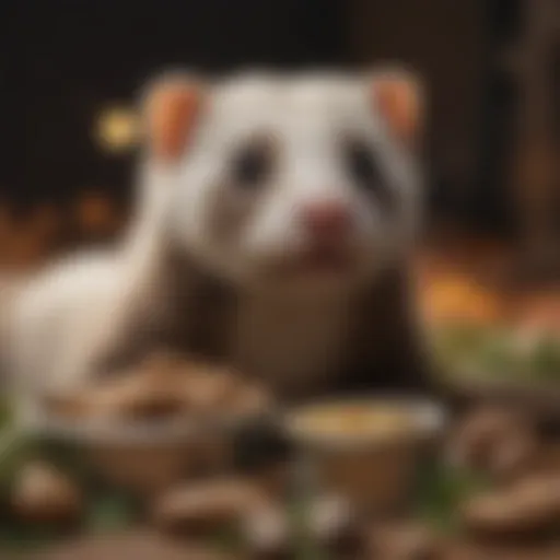Canned ferret food in different brands