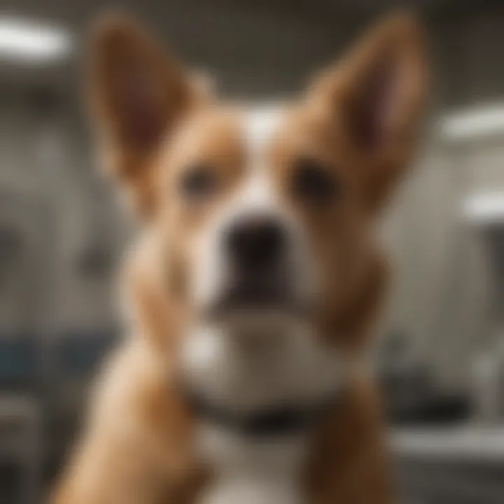 Pet owner reviewing insurance policies for surgical coverage