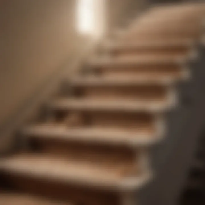 Close-up of high-quality materials used in dog stairs