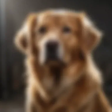 Shiny and Healthy Golden Retriever Coat Golden Retriever with shiny and healthy coat