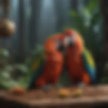 Enriching Design Features for Macaws Design features that enrich a macaw's habitat
