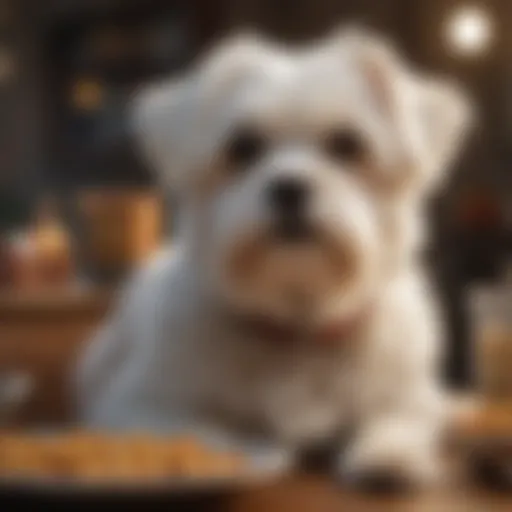 Nutrient-rich dog food for Maltese dogs
