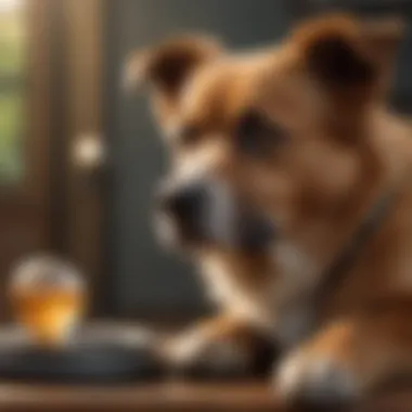 Contemplation: Weighing Dog Breed Options A thoughtful individual contemplating dog choices