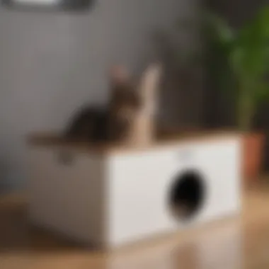 Eco-friendly litter box made from sustainable materials