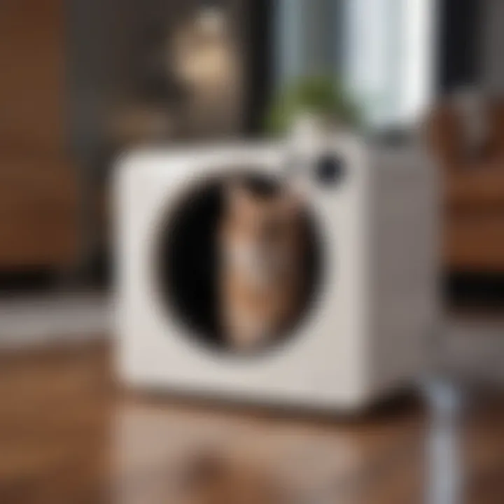 Multi-functional litter box that doubles as a pet furniture piece