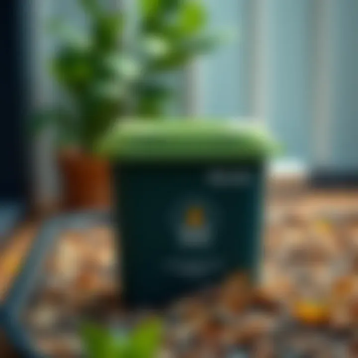 Sustainable Litter Disposal Options Eco-friendly kitty litter container made from sustainable materials