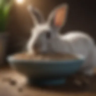 Choosing the Right Pellets for Your Rabbit High-quality rabbit pellets neatly arranged in a bowl.