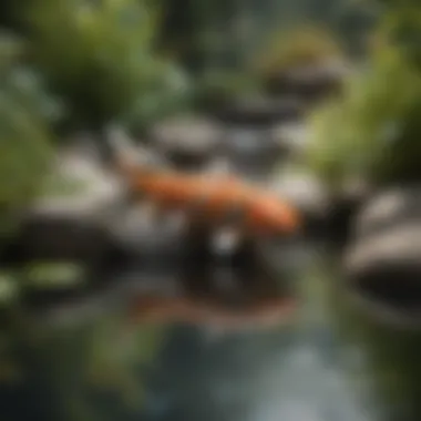 Various materials used for constructing a durable koi pond.