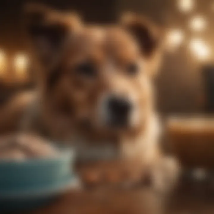 Feeding guidelines for dogs on renal diet