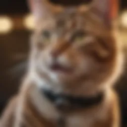 Close-up of a Fi collar displaying advanced GPS technology