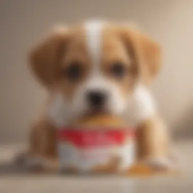 Puppy enjoying a bowl of Royal Canin Wet Puppy Food