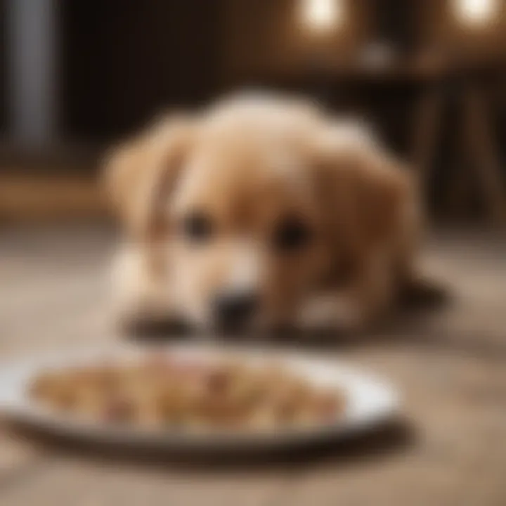 Pet owner sharing feedback on Science Diet puppy food