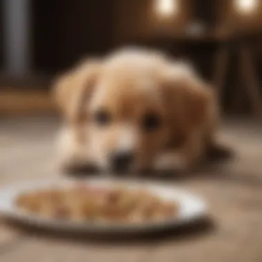 Customer Feedback on Science Diet Puppy Food Pet owner sharing feedback on Science Diet puppy food