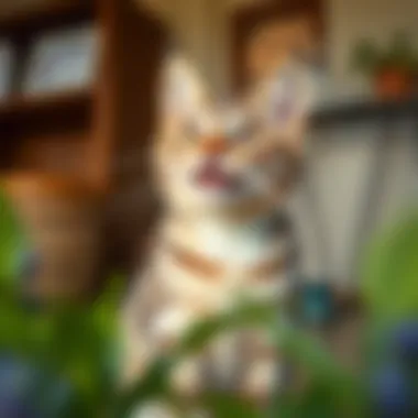 Transitioning Stray Cats to Loving Homes Happy adopted stray cat in a new home