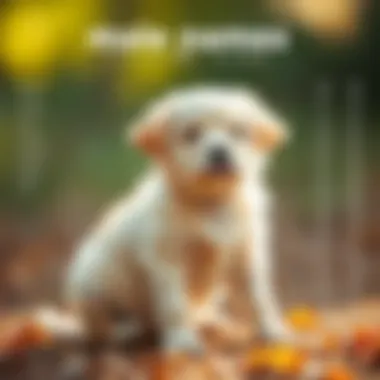 An illustrated chart of male puppy names by culture