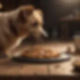 A chart depicting dog size categories for feeding