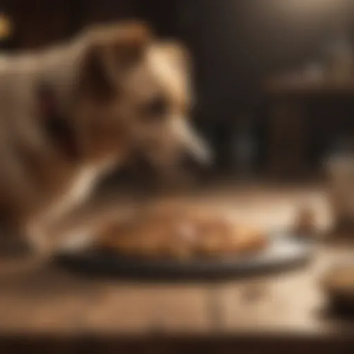 A chart depicting dog size categories for feeding