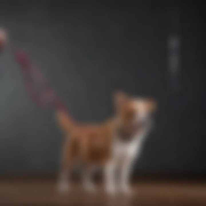An infographic comparing leash lengths and their suitability for different puppy breeds and activities.