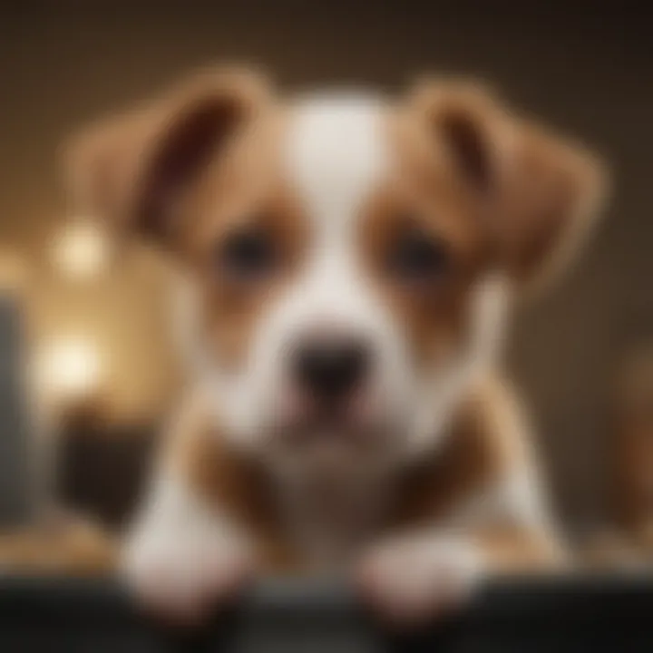 Illustration of harmful ingredients to avoid in puppy shampoos