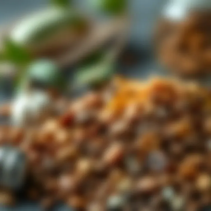 High-Quality Ingredients for Optimal Health Close-up of quality ingredients in Diamond Naturals