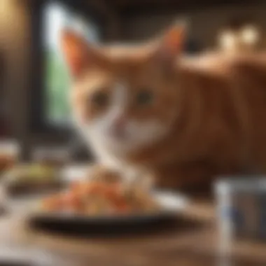 Pet enjoying a meal that includes Dinovite supplement