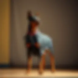 A Doberman demonstrating its protective stance in a security setting