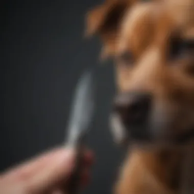 Different types of blade styles for dog nail trimming