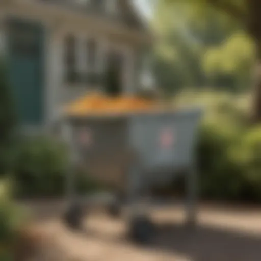 Arm & Hammer Swivel Bin in an outdoor setting