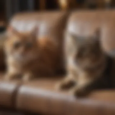 Before and After: Couch Cleaning Success Before and after comparison of a clean couch.