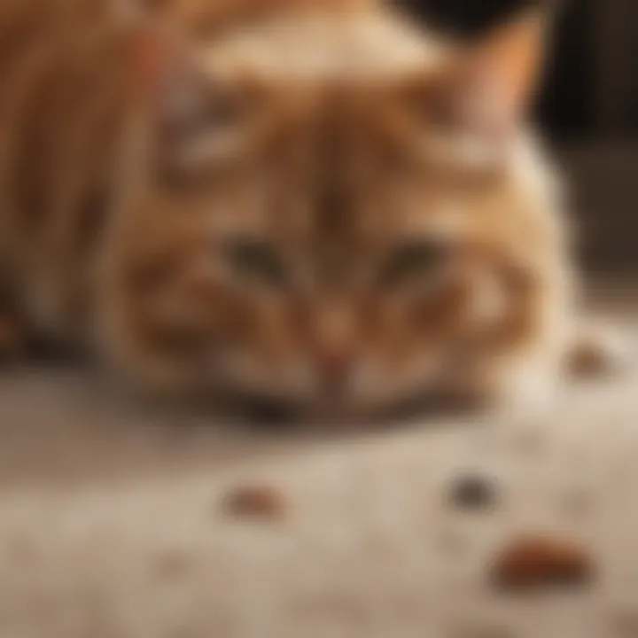 Demonstration of carpet cleaning techniques