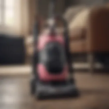 Powerful Vacuum Cleaner for Pet Hair A vacuum cleaner designed for pet hair in a car